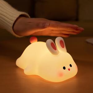 Big Face Rabbit Silicone Night Light 