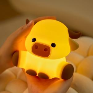 Highland cattle Silicone night light