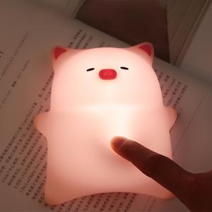 Lying Pig Silicone Lamp