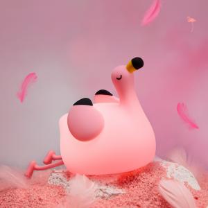 Flamingo silicone lamp
